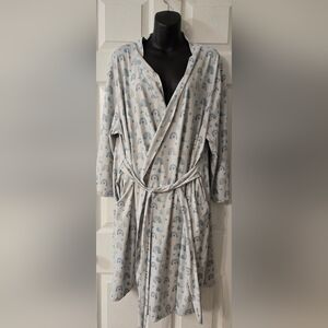Womens Lounge Robe Boho Rainbow Print M/L